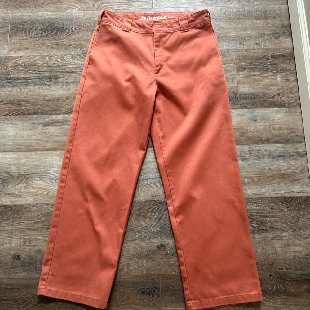 Dickies Orange Chino Pants Relaxed Fit